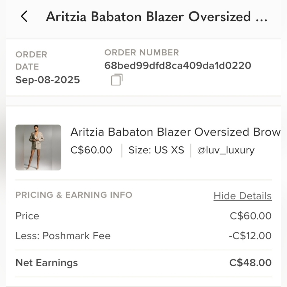 Buendle create for LuvLuxury 2 pieces 1 blazer and one top